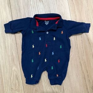 Ralph Lauren Polo Pony Soft Cotton Polo Coverall